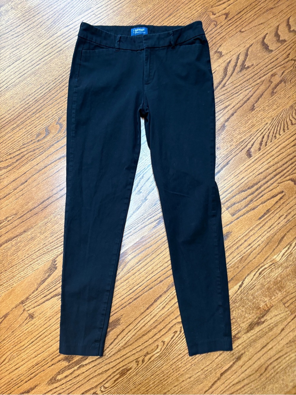 Old Navy Pixie Mid-Rise Women’s Black Pants Mid-Rise Straight Leg Size 10